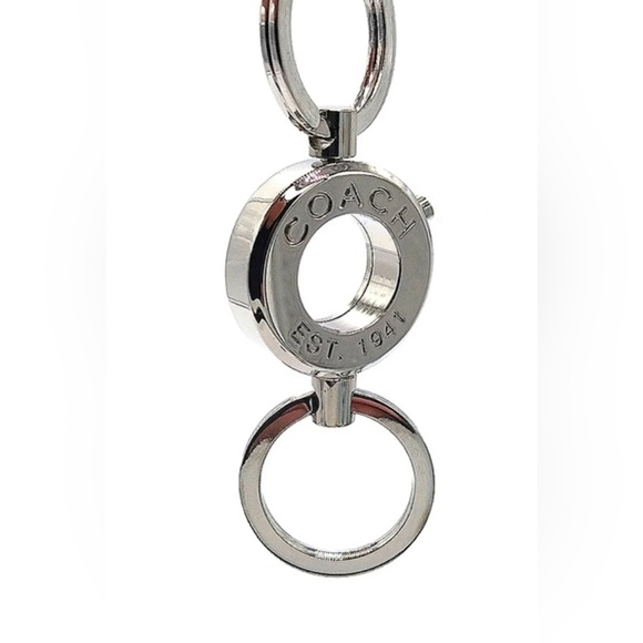 COACH Stainless Steel Vintage Keychain - Picture 3 of 4